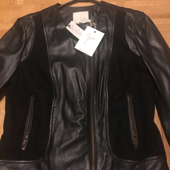 BNWT Joie leather jacket size small - Picture 2 of 5